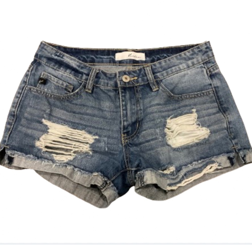 KanCan Shorts Blue Jean Denim Size Small